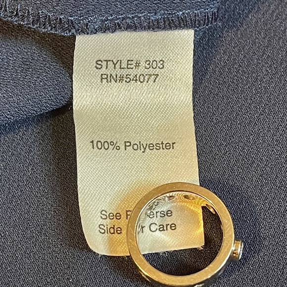 CAbi Navy Jumpsuit Style 303 no drawstring - Picture 7 of 12